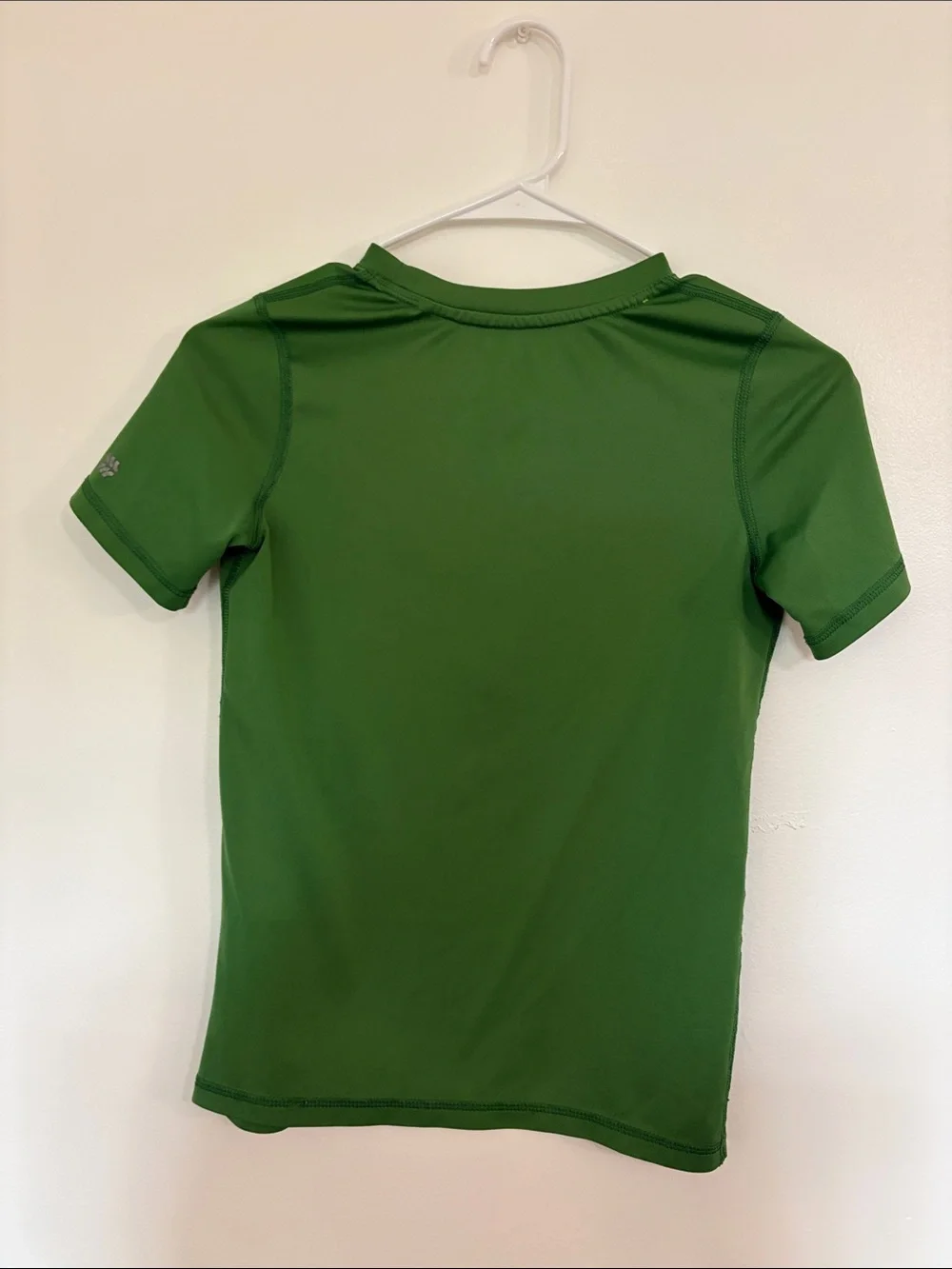 all in motion Green Short Sleeve Tee with Yellow Football Graphic